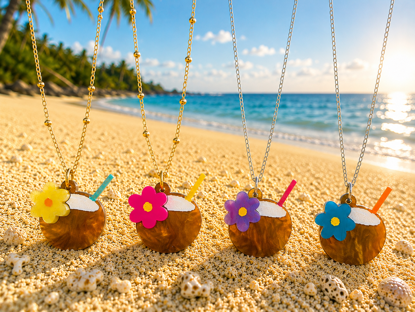 Coconut and flower
