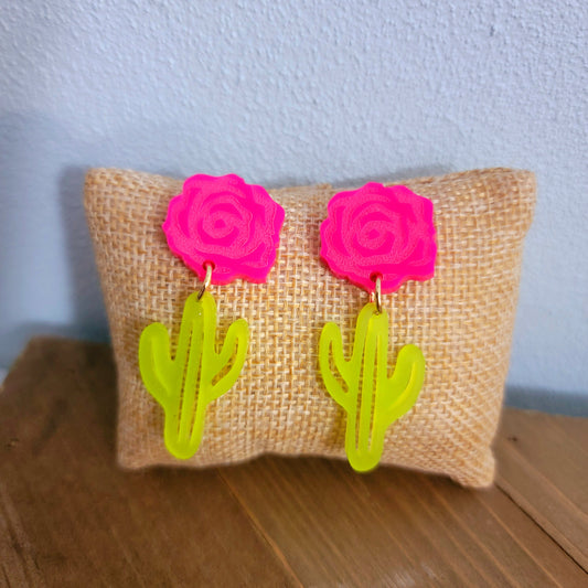 Cactus Earrings