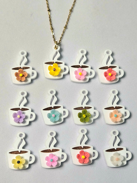 Taza y Flor Collar