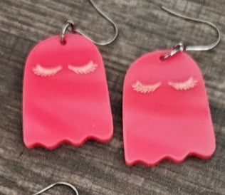 Pinky Spooky Earrings