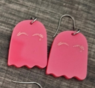 Pinky Spooky Earrings