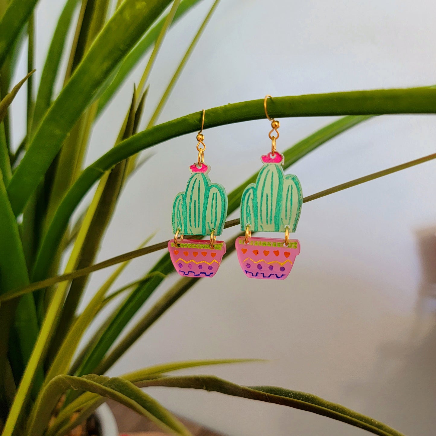 Cactus Earrings