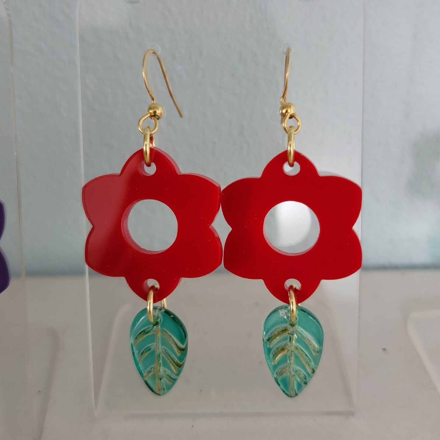 Big Flower Earrings