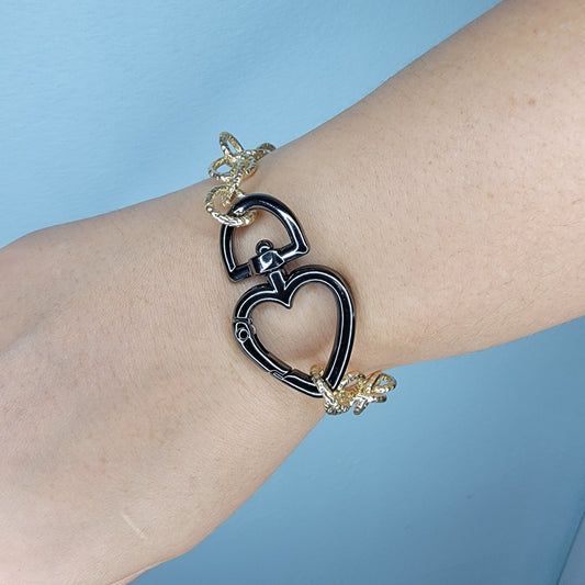 Black and Gold Bracelet