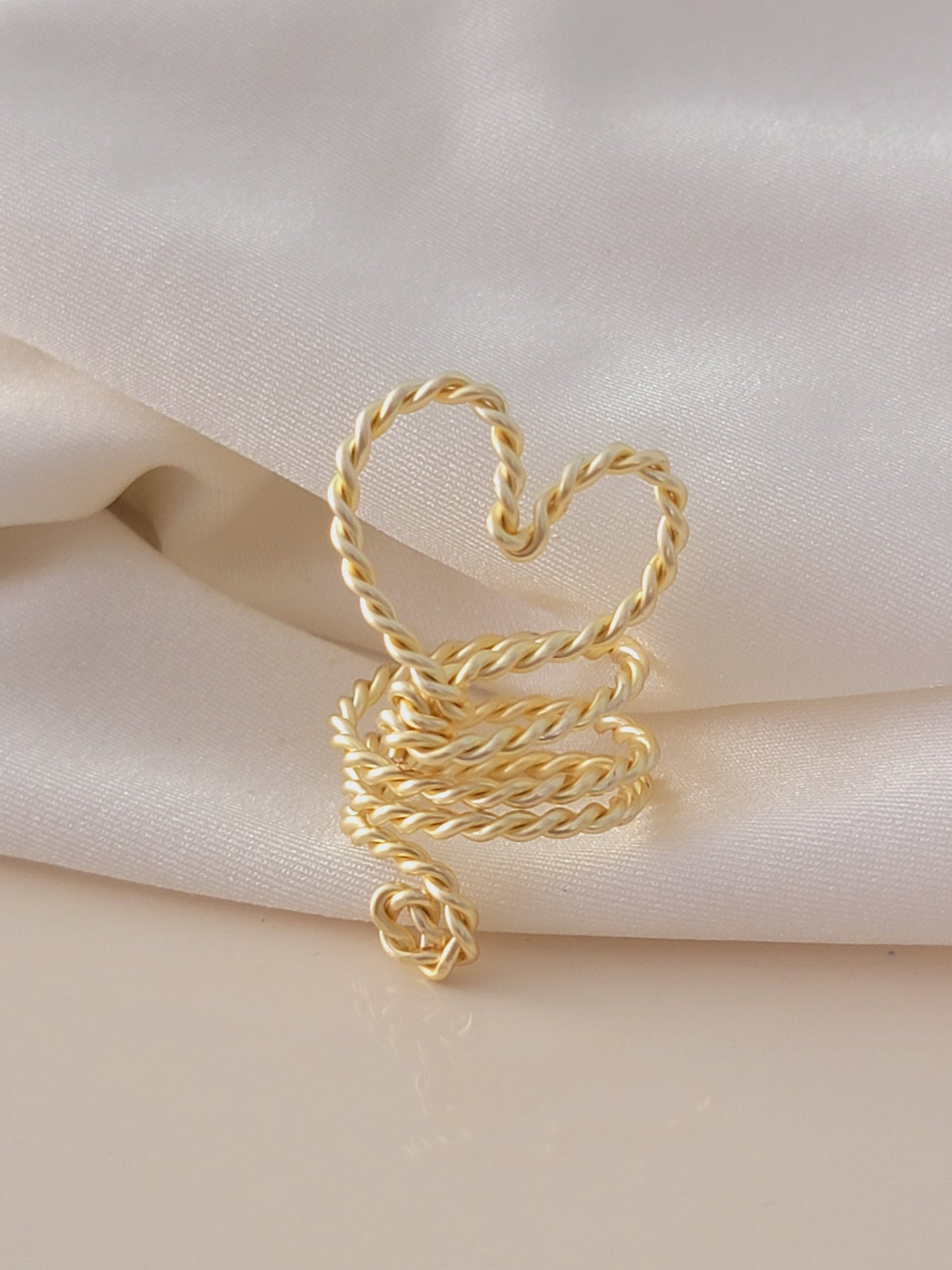 Twisted Heart Ring